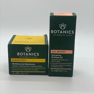 Clarifying Mattifying Gel Moisturiser and All Bright Bi-Phase Oil Set